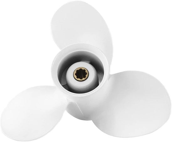 Propulsore esterno a pale 23,5 cm - Ricambio per motori esterni - 3 lame affilate - Connessione in rame puro - Angolo di inclinazione più alto - Qualità superiore - Propulsore esterno