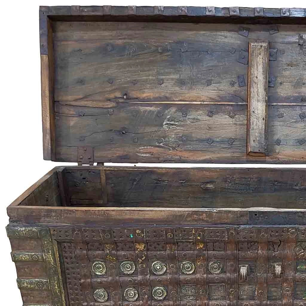 Baule in legno fatta a mano 136x46x96h cm