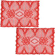 MAURY'S TOVAGLIETTE MONOPOSTO NATALIZIE RETTANGOLARI 30X45CM ROSSO 2PZ
