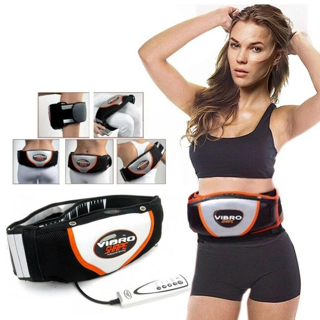 CINTURA VIBRANTE MASSAGGIANTE VIBRO SHAPE MASSAGGIO SAUNA PALESTRA ADDOMINALI