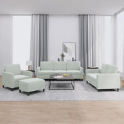 Set di Divani 4 pz Grigio Chiaro in Vellutocod mxl 80228