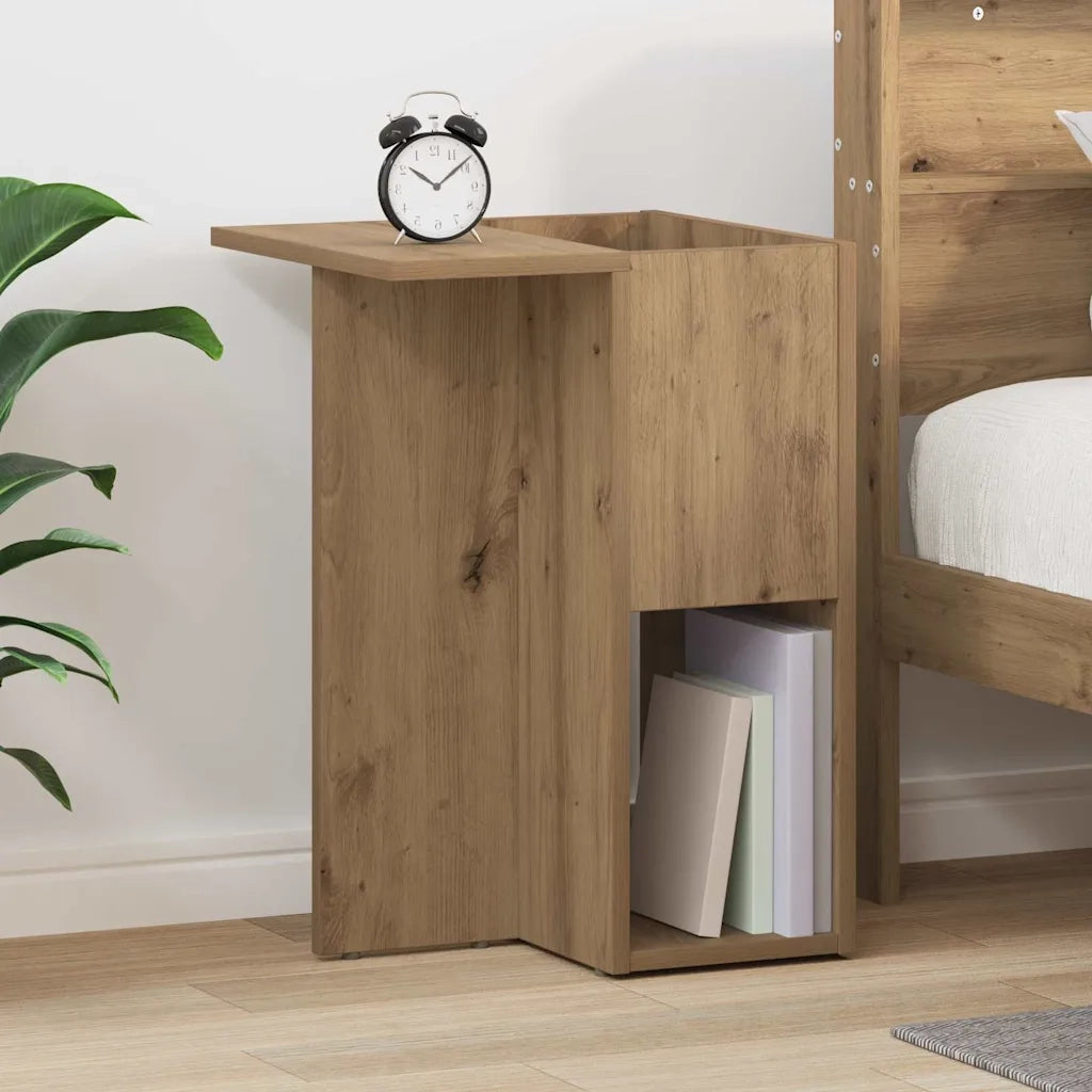 Tavolino Rovere artigianale 35 x 40 x 55 cm Legno multistrato