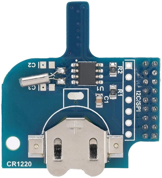 Orologio a Tempo Reale - Compatibile con Mister FPGA - Riproducibile con Batteria CR1220 di Backup - Produzione Avanzata - Garanzia di Sicurezza - Per Mister IO Board - Modulo RTC