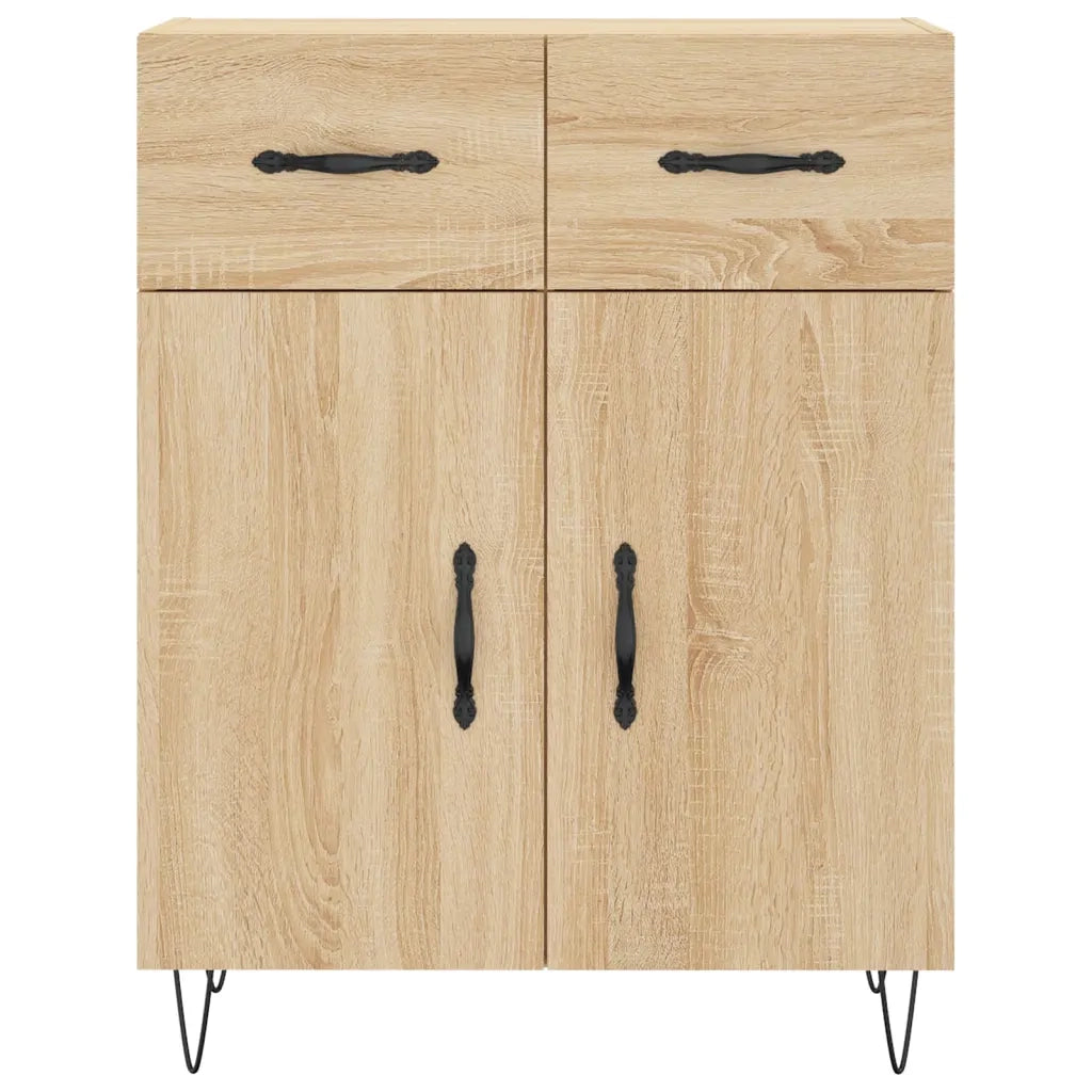 Credenza Rovere Sonoma 69,5x34x90 cm in Legno Multistrato 827975