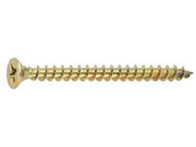 VITI TRUCIOLARE TSP CAVA PZ INT. FILETTATA IN ACCIAIO ZINCATO GIALLO- - ø mm.5x40 - 200 pezzi AMBROVIT
