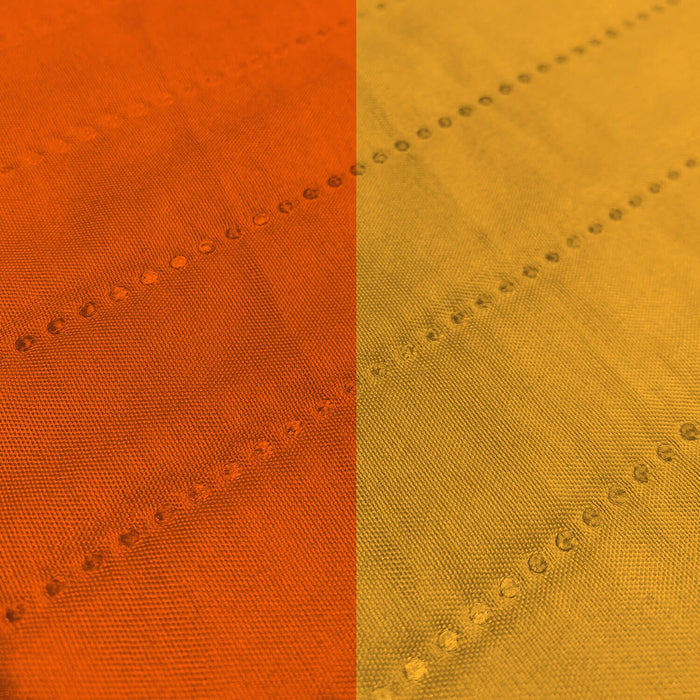 Copridivano Impermeabile Trapuntato 1 Posto Double Face in Microfibra Arancio/Giallo