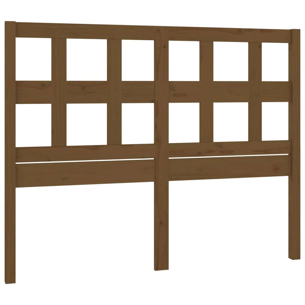 Testiera | Testata per Letto ambra 125,5x4x100 cm Legno Massello di Pino