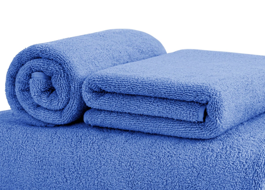 Asciugamani Salvietta Bagno In Morbida Spugna Modello Sophie Colore Blu Navy - Salvietta - Blu Navy