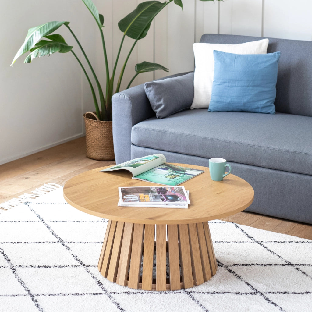 LIVTavolino rotondo 80cm in stile scandinavo