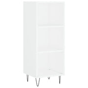 Buffet credenza cassettiera mobiletto mobile contenitore organizer per cucina soggiorno salotto 34,5 x 32,5 x 90 cm legno ingegnerizzato bianco 02_0030237