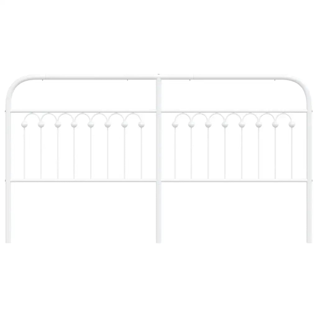 Testiera di Ricambio in Metallo Bianco 180 cm 376685