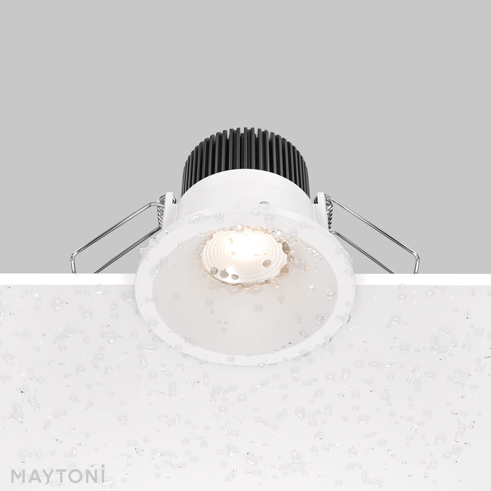 Maytoni Zoom faretto incasso LED 6W 3000K IP65 bianco