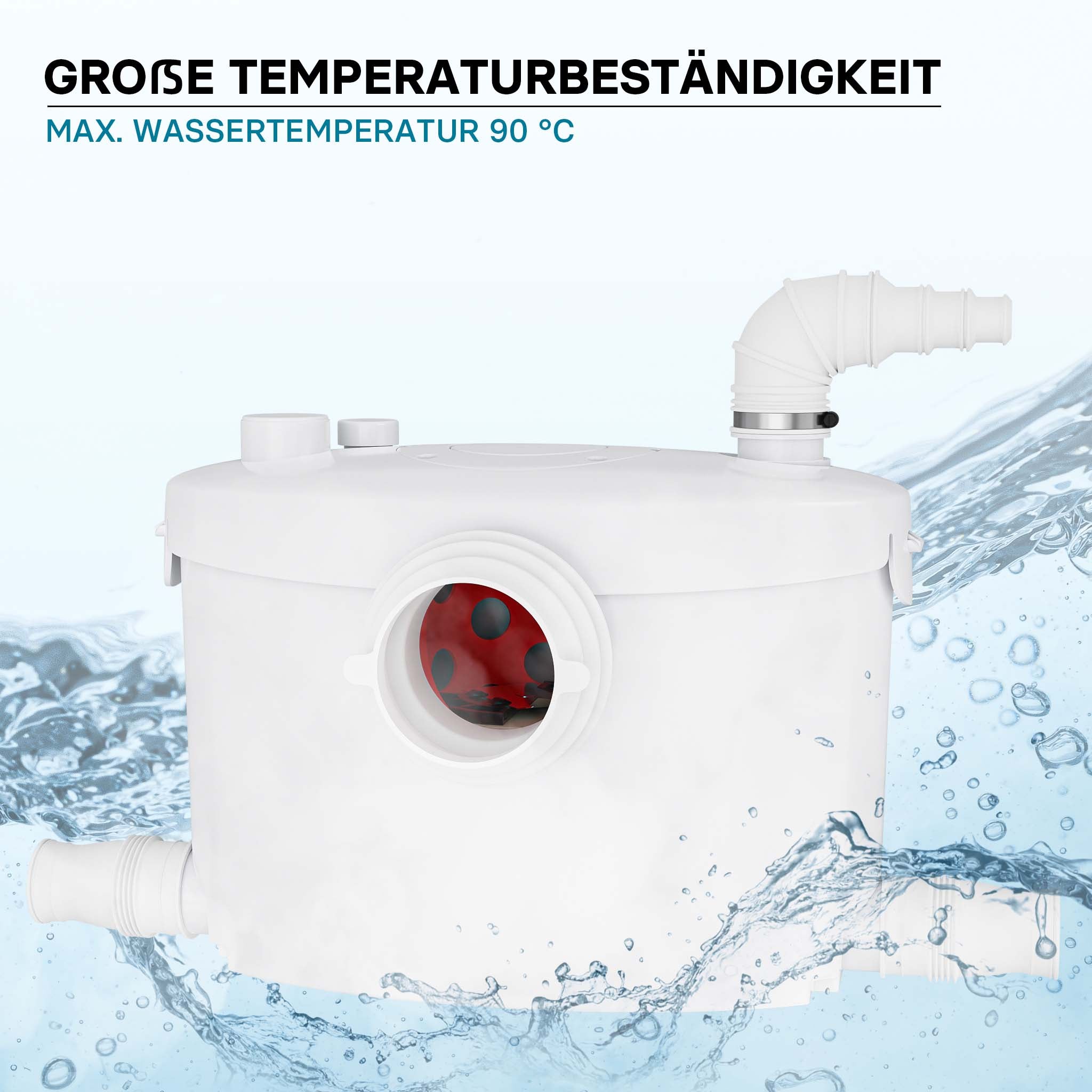 Stazione di sollevamento 4/1 per acque reflue e feci 400 W Stazione Piccola di sollevamento