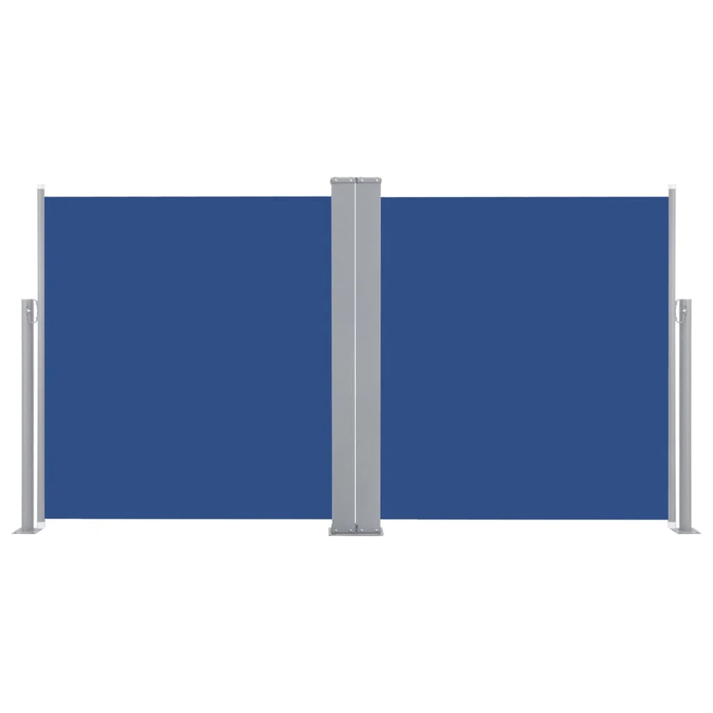 Tenda da sole laterale retrattile/schermo privacy per patio giardino terrazza balcone 140 x 600 cm blu 02_0007135