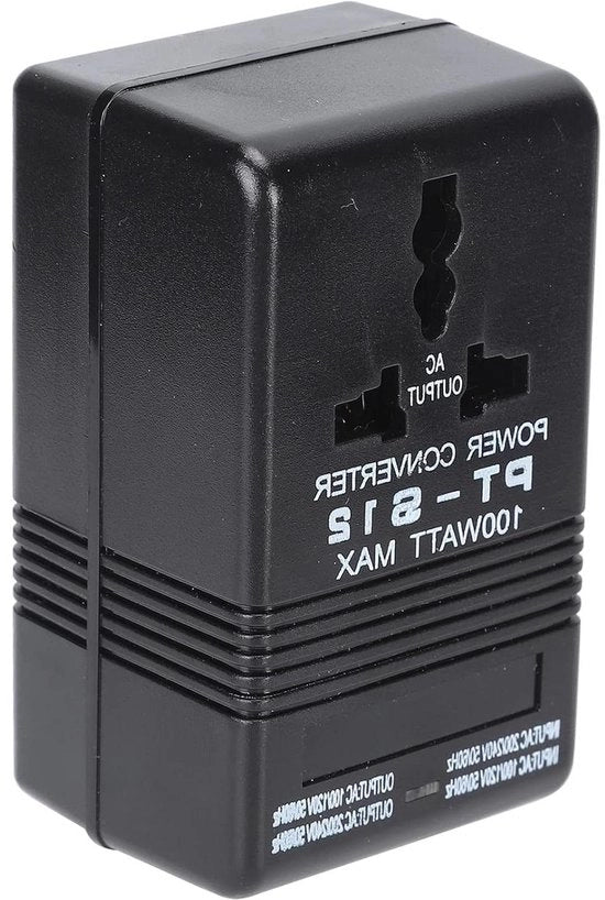 Convertitore di Tensione Plus - Reattivo 220 V a 110 V e 110 V a 220 V - Convertitore 100 W Internazionale da Viaggio.