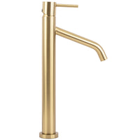Rubinetto Da Lavabo Rea Level Brush Gold High