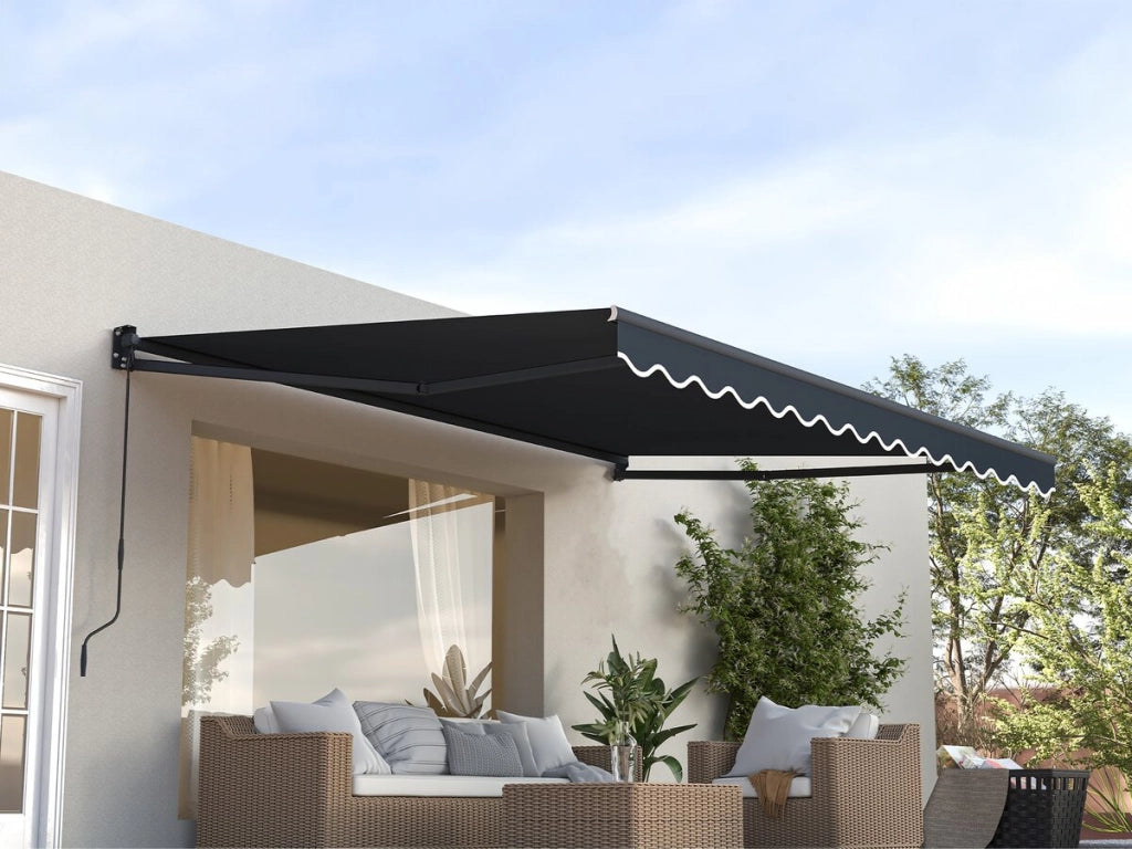 2,5 x 3 m Tenda retrattile in alluminio "Ombra 3" - Grigio antracite