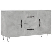 Credenza | Madia | Buffet da pranzo | Armadio da pranzo Grigio Cemento 100x36x60 cm in Legno Multistrato