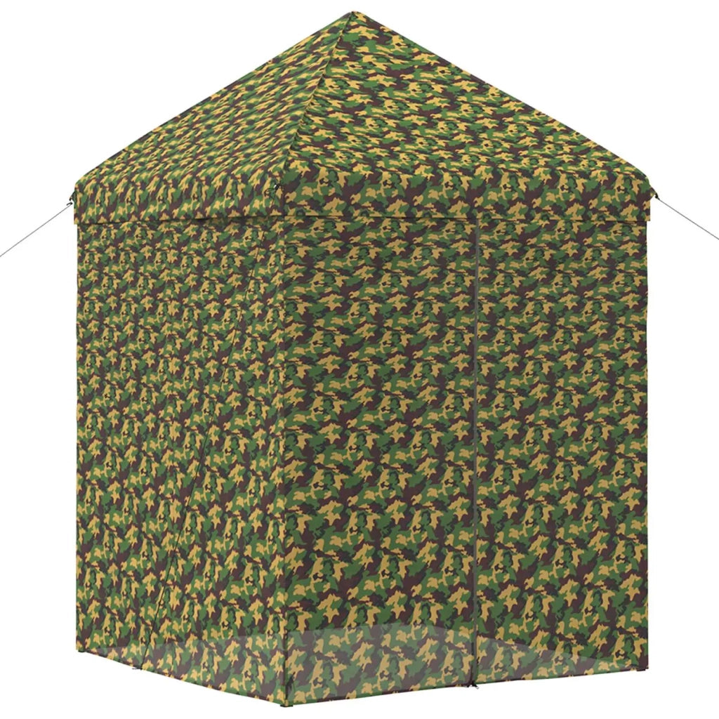 Tendone con 4 Pareti Laterali 2,9 x 2,9 m Camouflage Militare 42036825