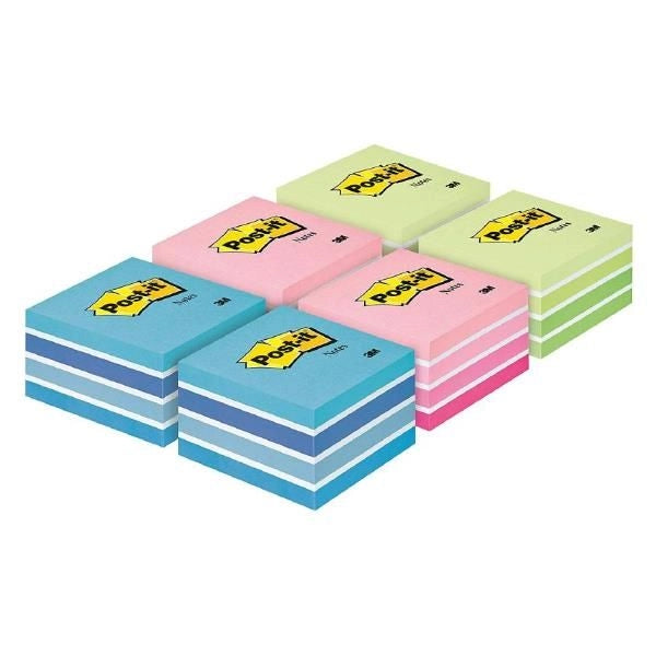 3m 2028x6 quaderno per scrivere 450 fogli blu, verde, rosa - 7100172392