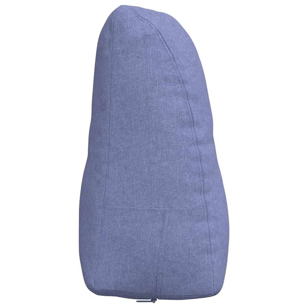 Cuscino per Schiena Blu jeans 80 x 24 x 50 cm Tessuto 42014426