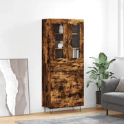 Credenza Rovere Fumo  69,5x34x180 cm in Legno Multistrato 3198438