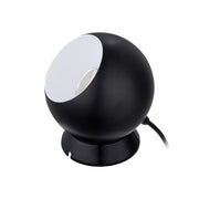 Lampada Scrivania Moderna Petto 1 Acciaio Nero 1 Luce Gu10 2,8 Ip20