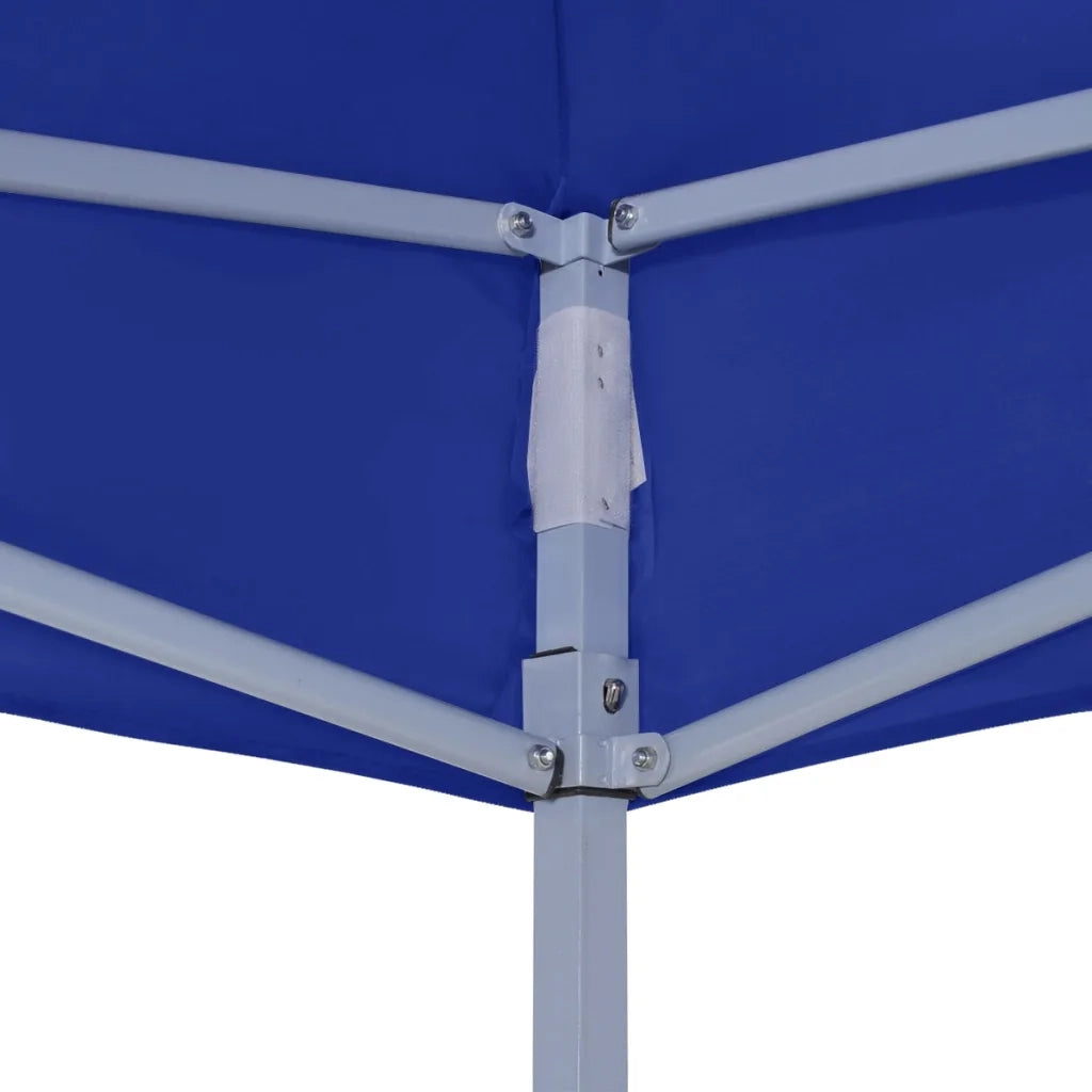 Gazebo | Pergolato Professionale Pieghevole 2x2 m in Acciaio Blu