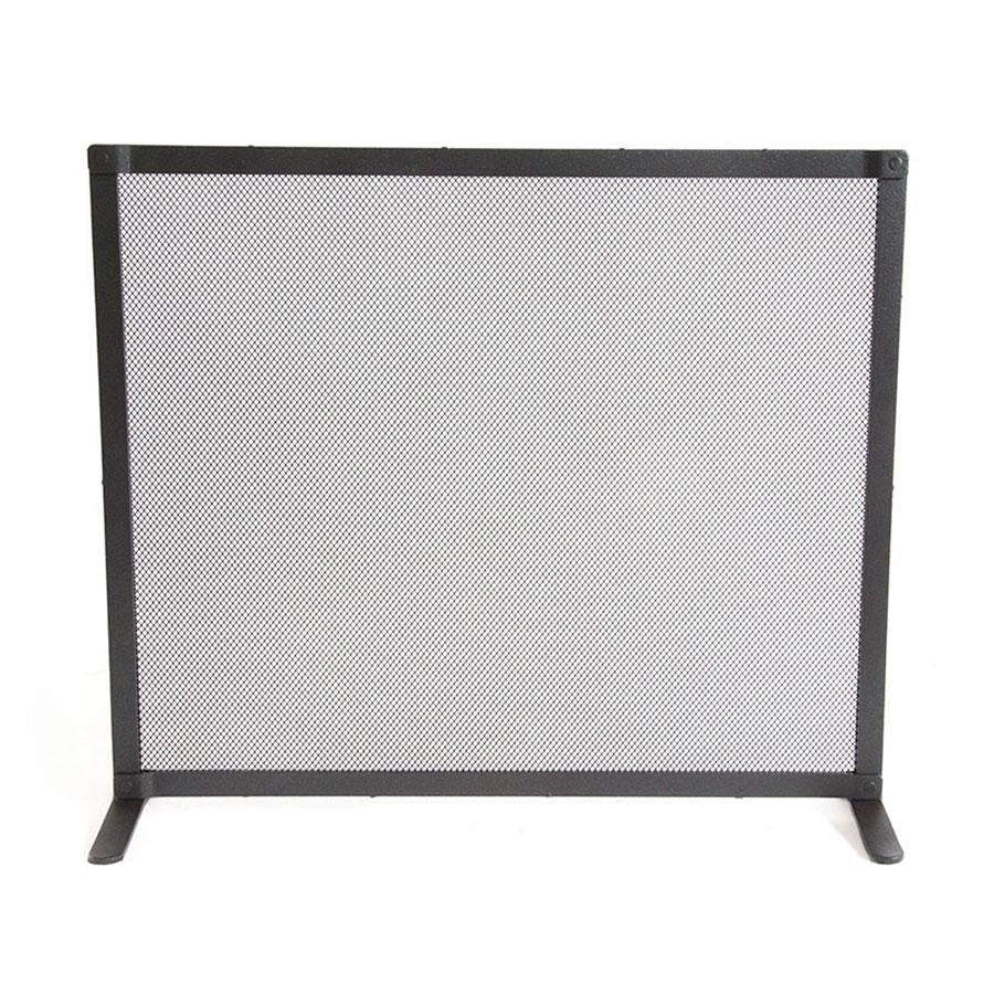 SCHERMI PARASCINTILLE RIBATTINO IN FERRO BATTUTO CM. 70X18X52