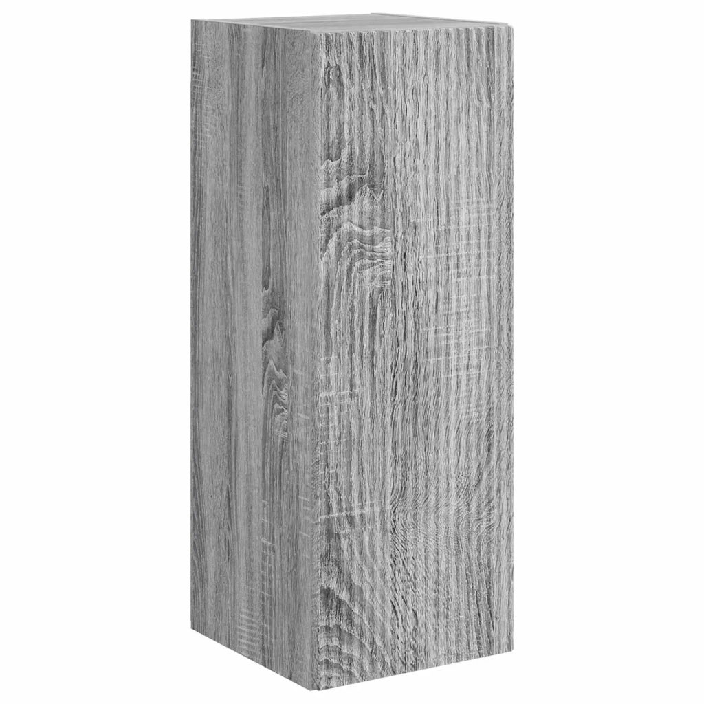 Set mobile TV 4 pcs Grigio Sonoma Legno multistrato
