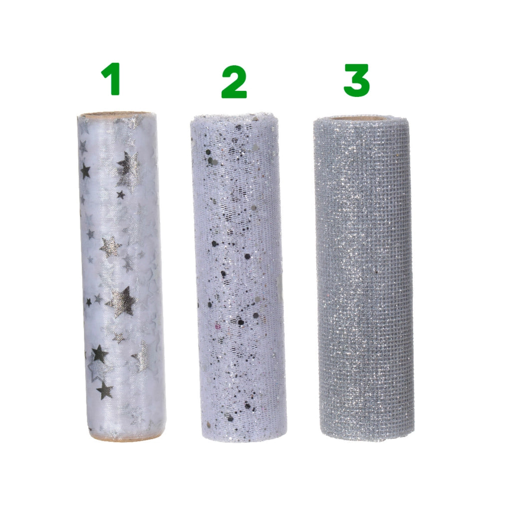 Nastri argento assortiti