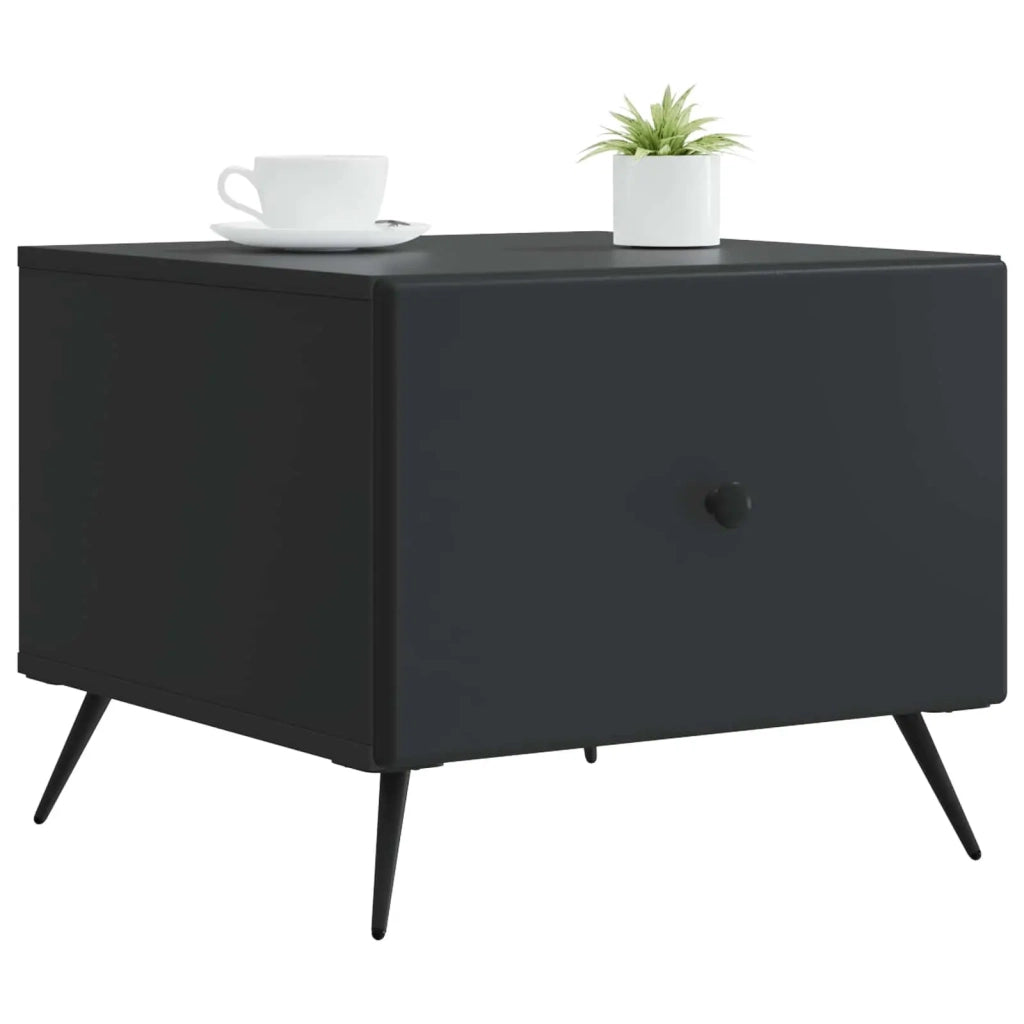 Tavolino da salotto Nero 49 x 50 x 40 cm Legno ingegnerizzato 895656