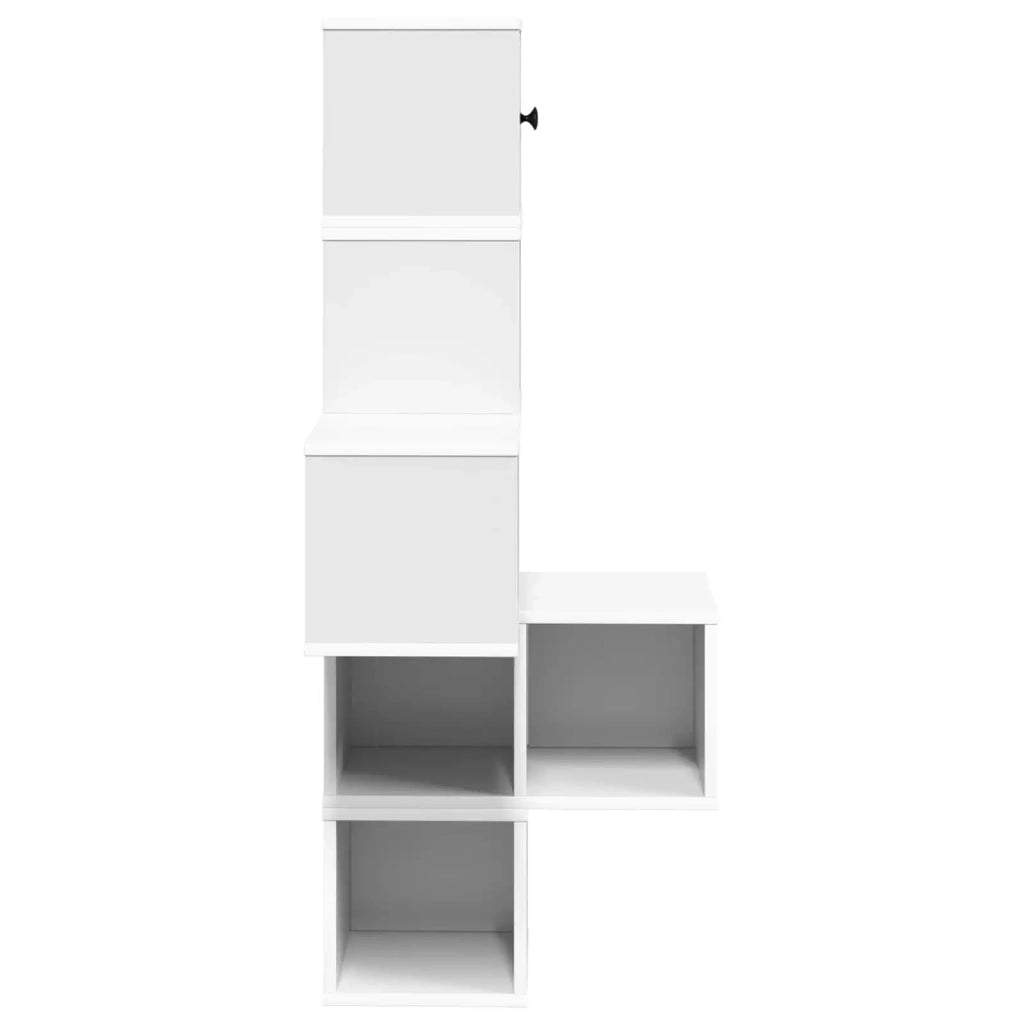 Mensola Angolare da Parete Bianco 48 x 48 x 120 cm 8012228