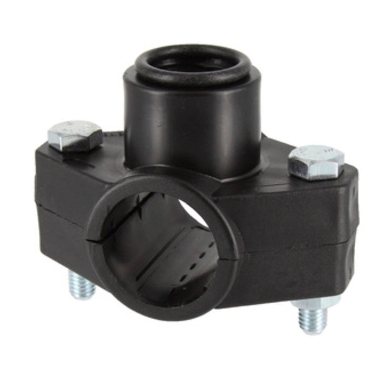 RACCORDO POLIPROP PRESA A STAFFA D 20MMX1/2 FEM*