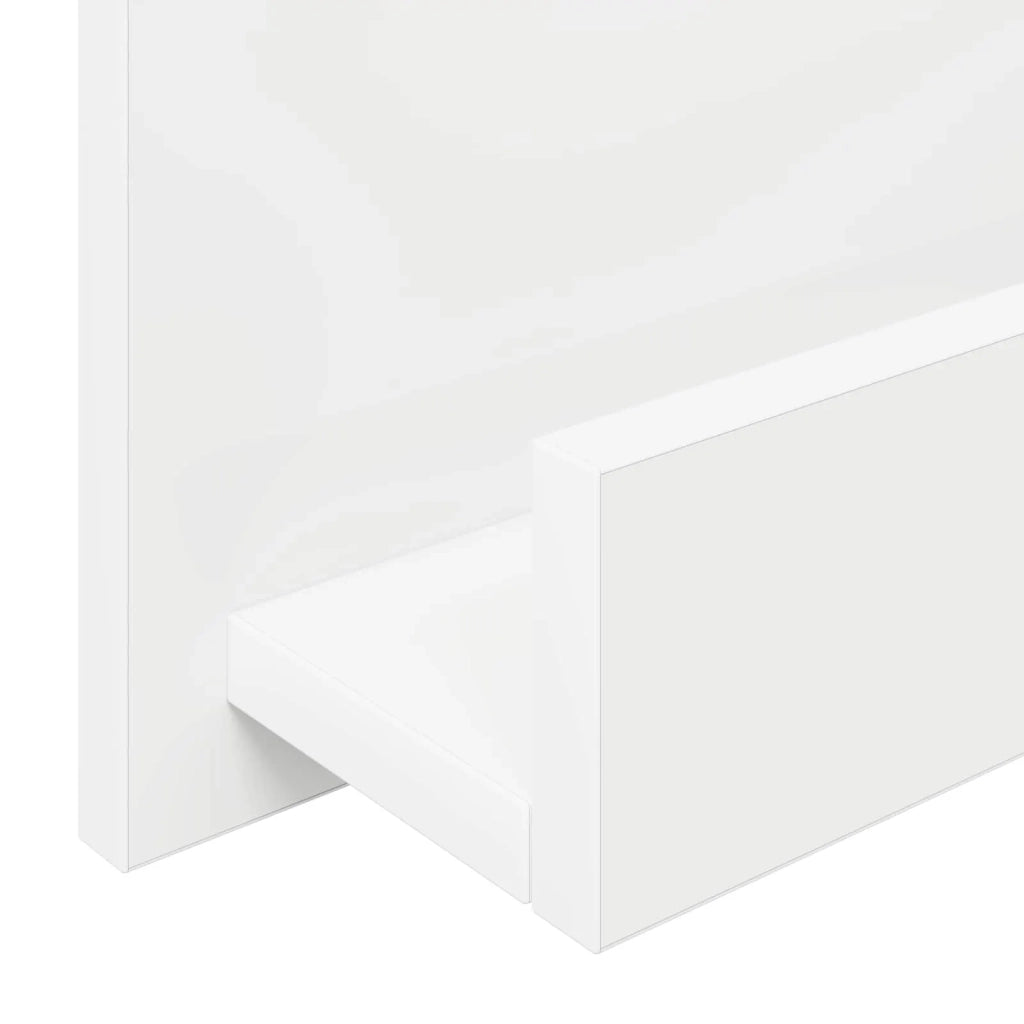 Scaffale per riviste con lo scaffale Bianco 43 x 11 x 102 cm 899511