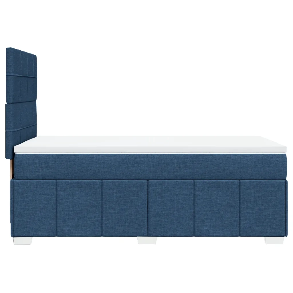 Giroletto a Molle con Materasso Blu 100x200 cm in Tessuto 3291585