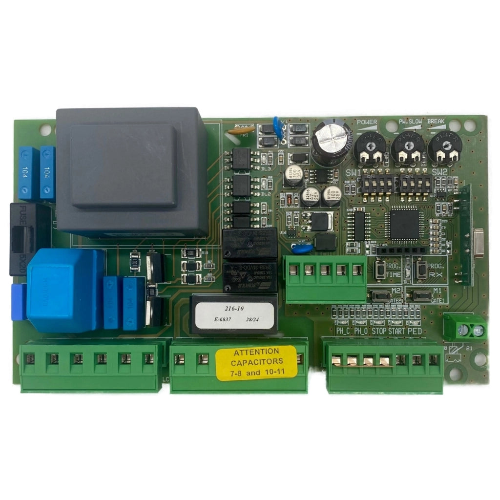 CIRCUITO CENTRALINA UNIVERSALE PER CANCELLI BATTENTI F101/1 RICAMBIO