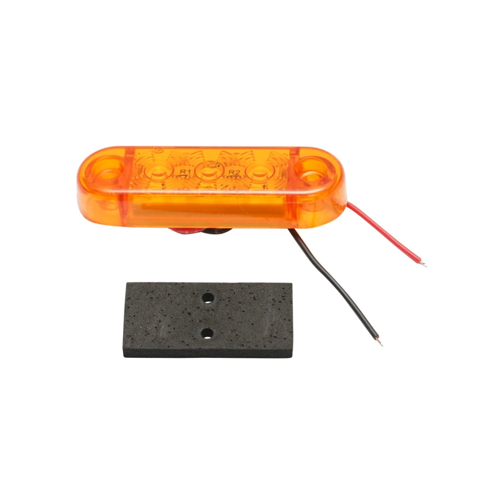 Lampada laterale LED gialla, 12V-24V, FR0171, Breckner Germany