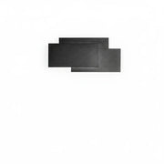 Applique Moderna Dip Metallo Nero Led 36W 3000K