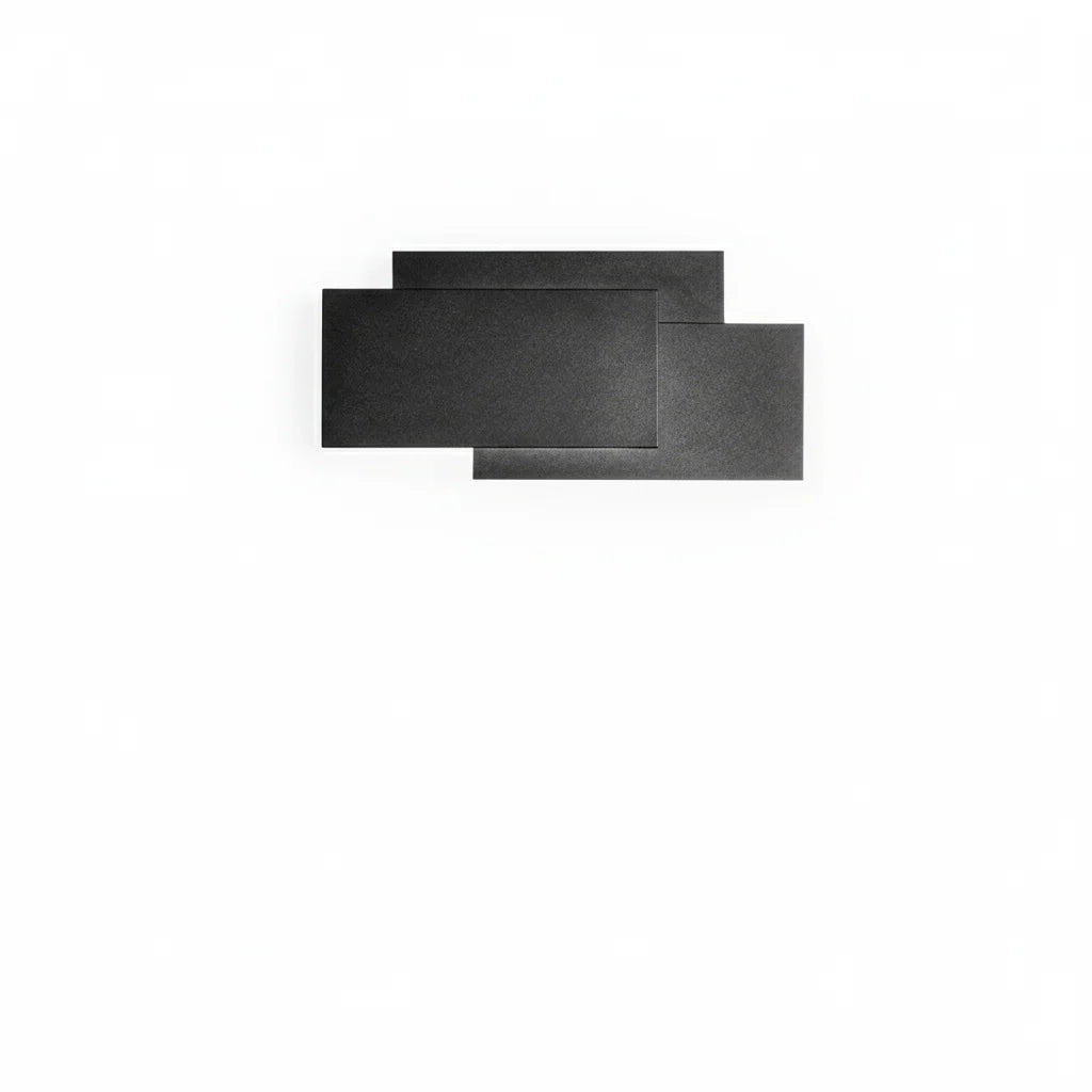 Applique Moderna Dip Metallo Nero Led 36W 3000K