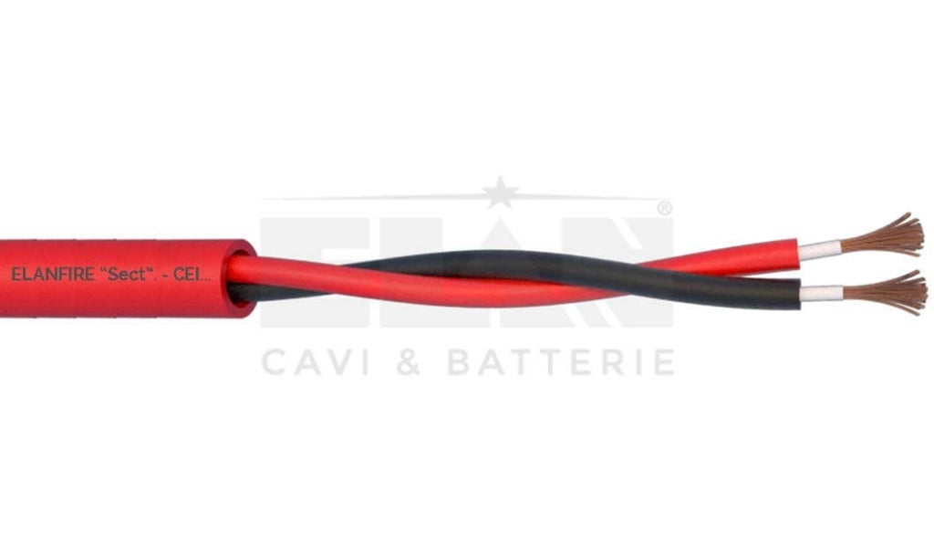 MATASSA CAVO ELAN ALLARME ANTINCENDIO ELANFIRE TW NON SCH. 2X0,75 272071R 100MT