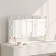 Specchio da Vanità Rettangolare Bianco 80 x 45 x 18 cm 868317