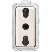 Presa bivalente bipasso bticino 10/16a 250v art. 5180 serie magic