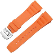 Canda di guardia in gomma da 25 mm-20 mm adatto per Richard Mille RM011 Serie Bracciale Vicchia Standing Cingcio d'oro