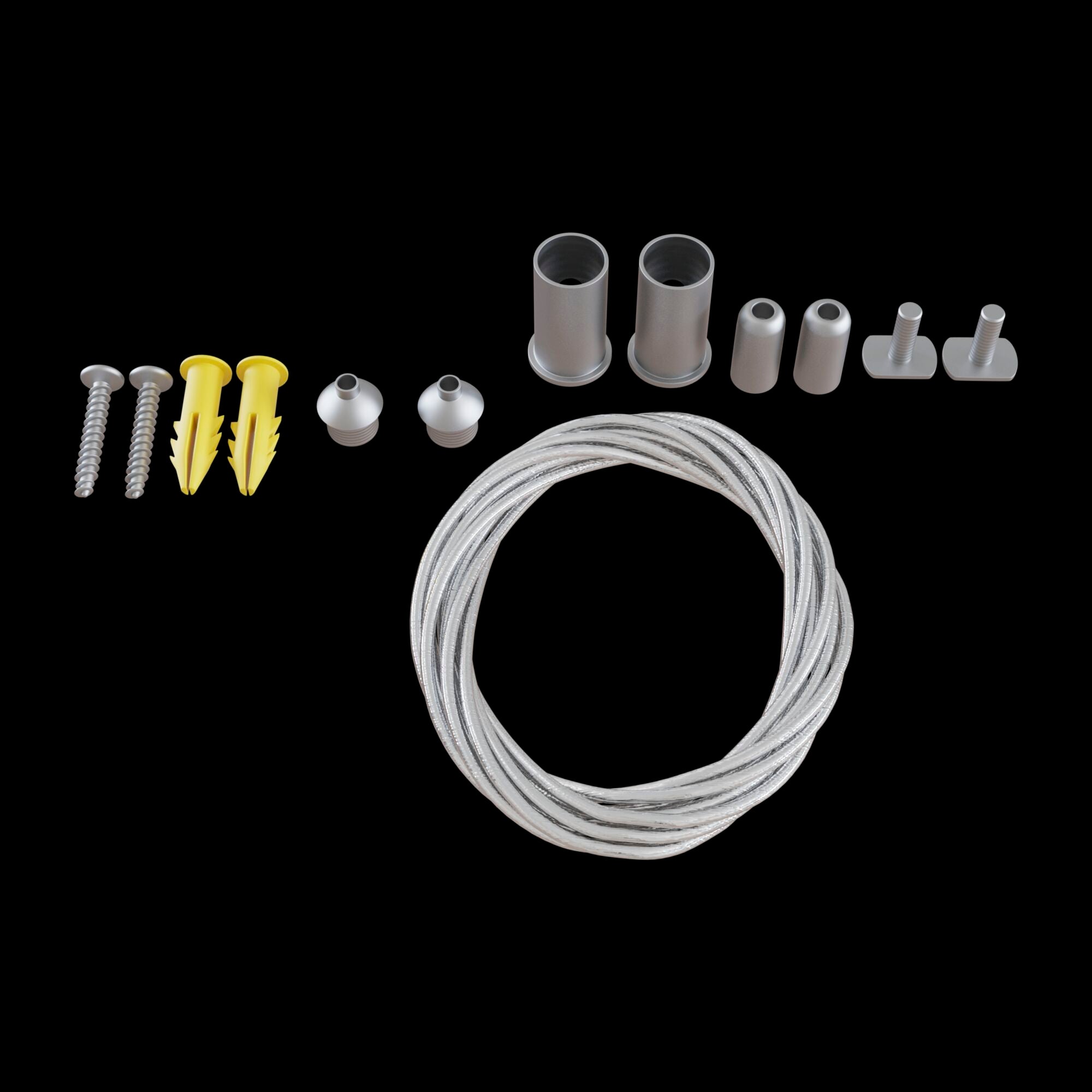 Cavo di Sospensione 2m Ø2mm per Sistema Illuminazione a Binario