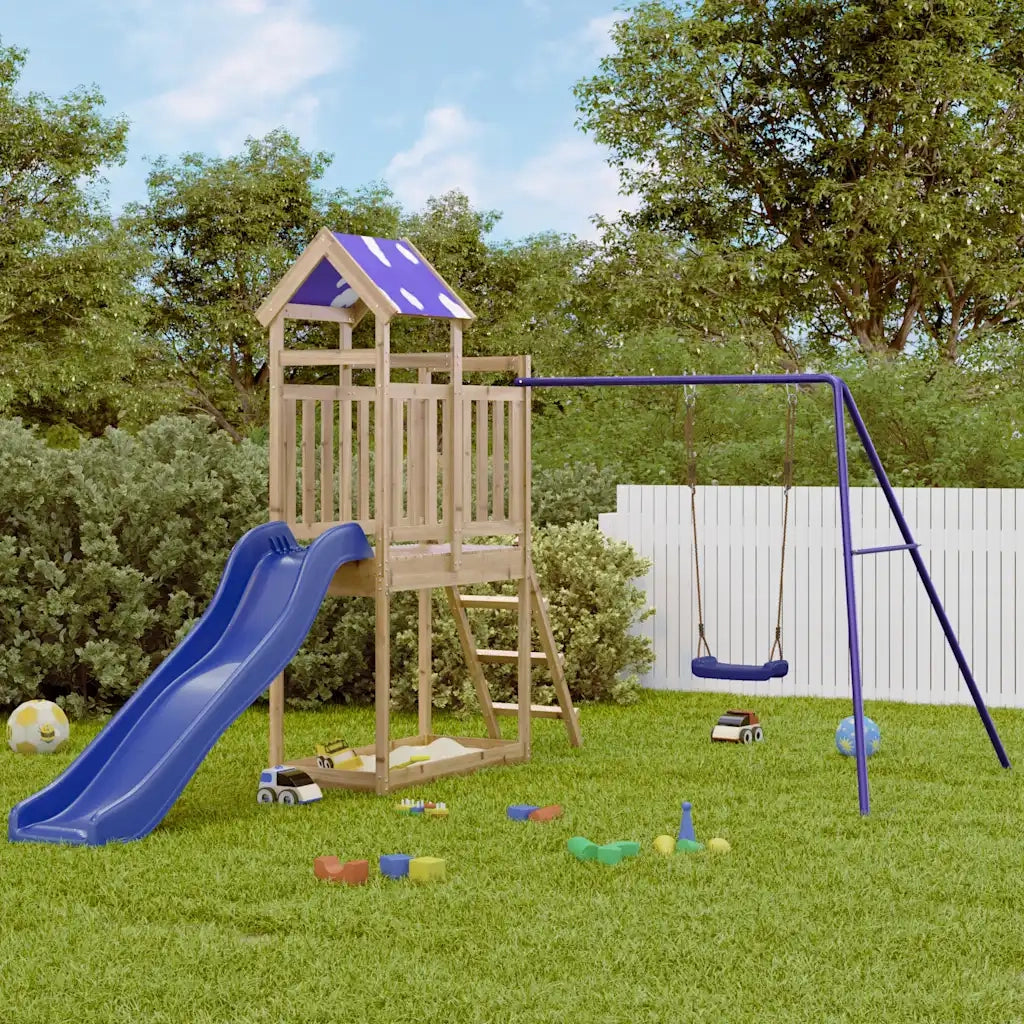 Set da Gioco da Esterno in Legno di Pino Impregnato 3279078