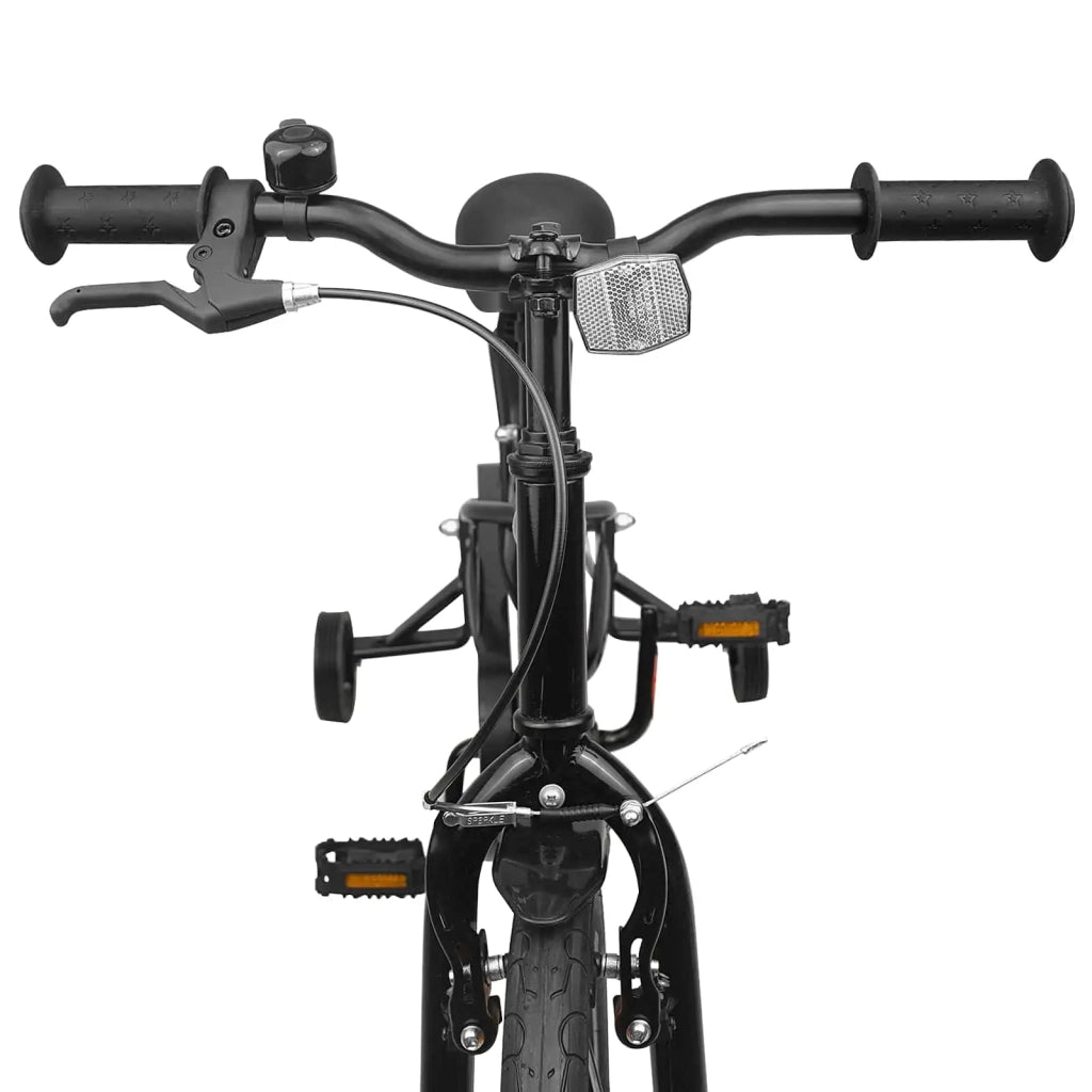 Bicicletta per Bambini 16 Pollici per bambini di 4-6 anni Nero