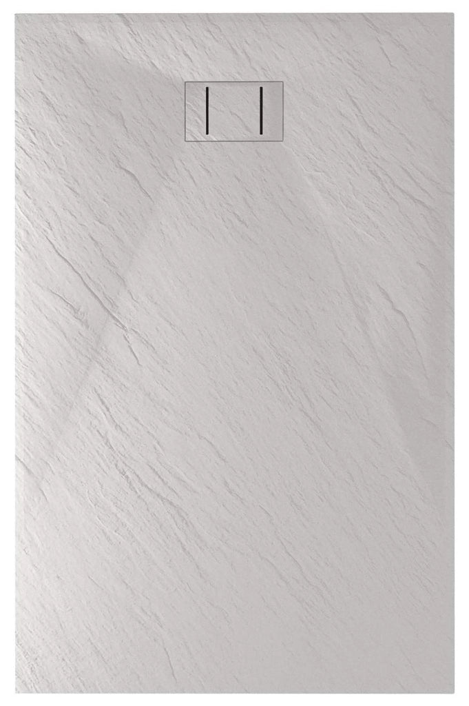 Piatto Doccia 80x140 cm Effetto Pietra Stone Bianco