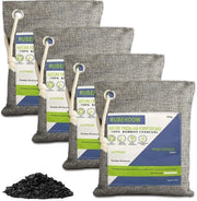 Eliminatore di Odore a Carbone Attivo - Naturale e Sicuro - Set da 4
