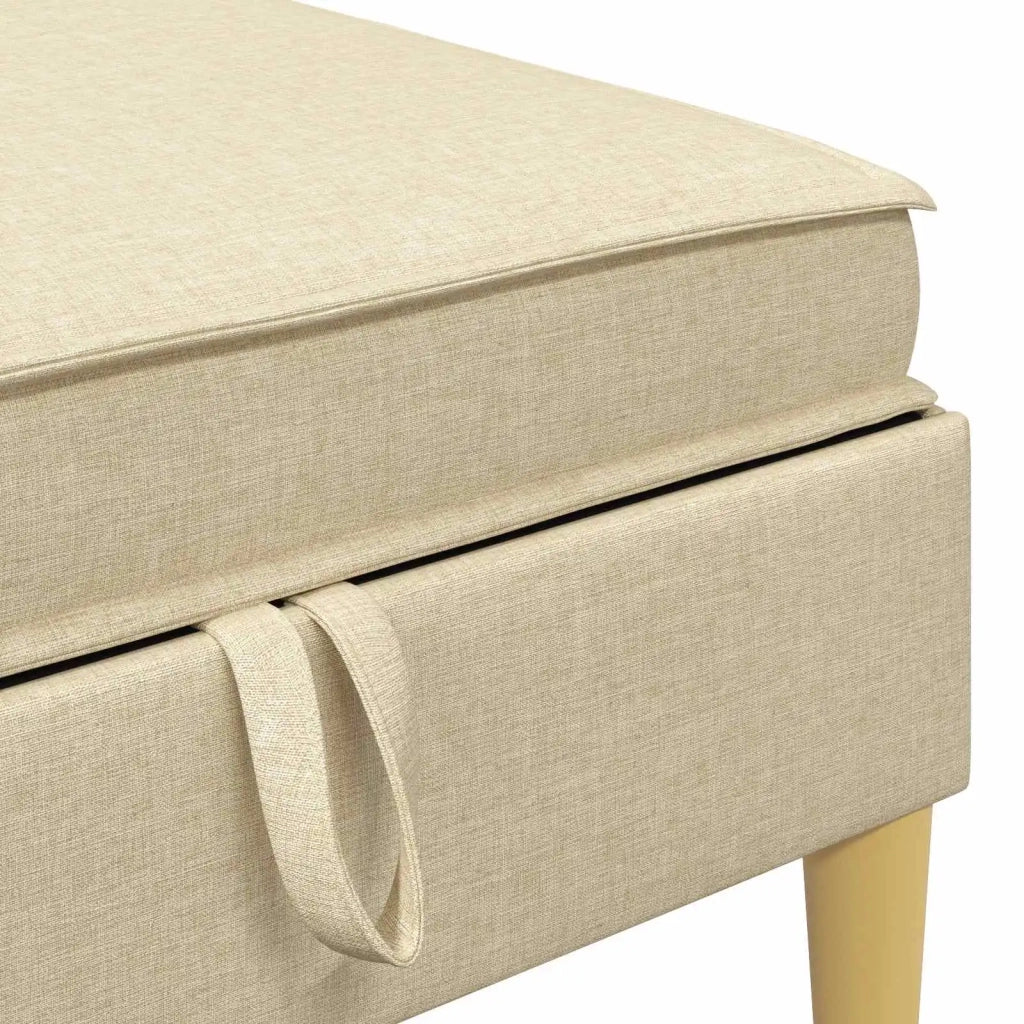Set di divani modulari con spazio di archiviazione 5 pcs Crema